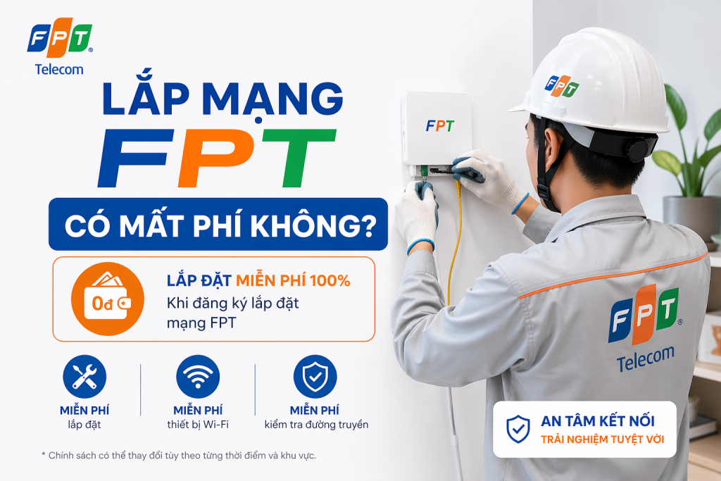 Lắp mạng FPT có mất phí không
