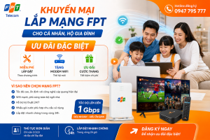 Lắp mạng FPT cho cá nhân hộ gia đình